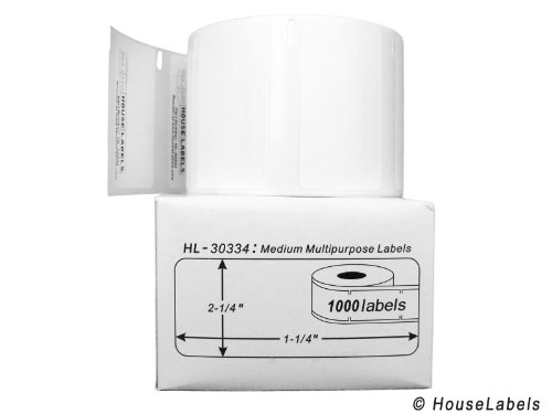 DYMO-Compatible-30334 Medium Multipurpose Labels (2-1/4
