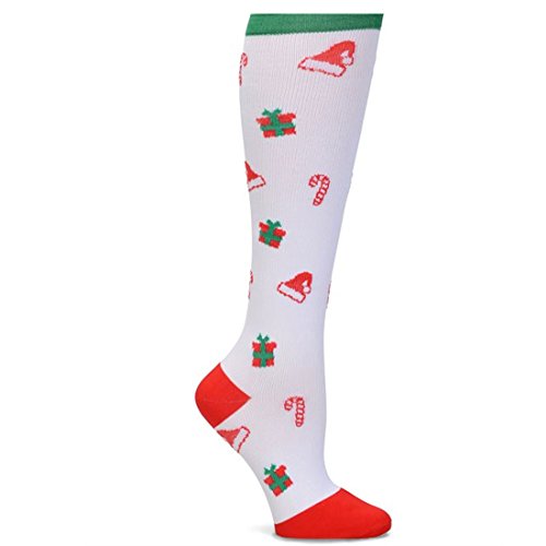 Nurse Mates Graduated Support Compression Trouser Socks (Christmas Fun)