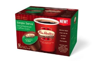 Tim Hortons DECAF Single Serve Coffee 72 Count