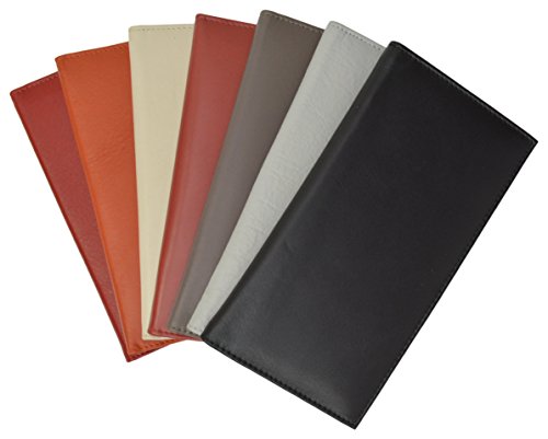 Brand New Hand Crafted Genuine Soft Leather Checkbook Cover simple-156