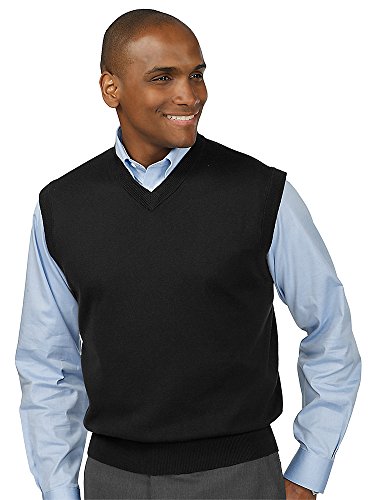 Paul Fredrick Men's Silk, Cotton, \ Cashmere V-Neck Sweater Vest