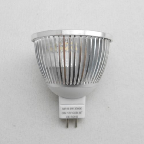 

Generic COB Spotlight 5W MR16 GU5.3 Dimmable 3000K 38 deg 12V Pack of 10