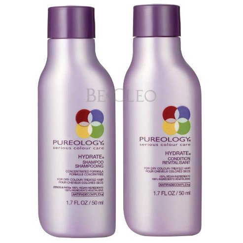 Pureology Hydrate Shampoo & Hydrate Light Condition 1.7oz Travel Set