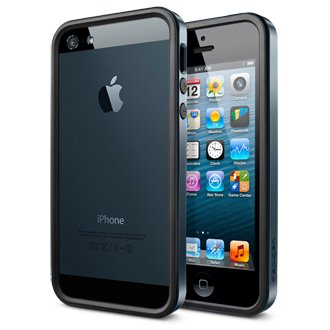 SGP+iPhone5+ケース+ネオ・ハイブリッド+EX+メタル+シリーズ+前面・裏面液晶保護フイルム付+for+iphone5+(メタル+スレート)