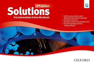 Solutions: Pre-Intermediate: Online Workbook - Card with Access Code