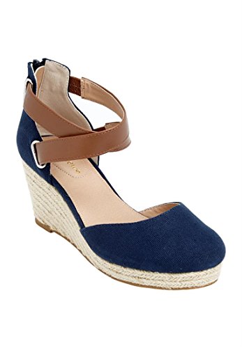 Comfortview Women's Wide Trixie Espadrille Sandal