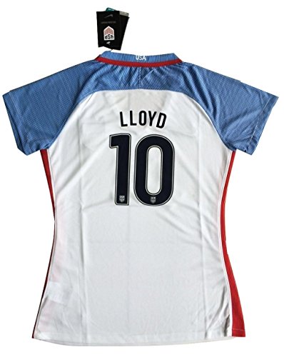 Carli Lloyd #10 USA Women's National 2016-2017 Home Jersey (Small)