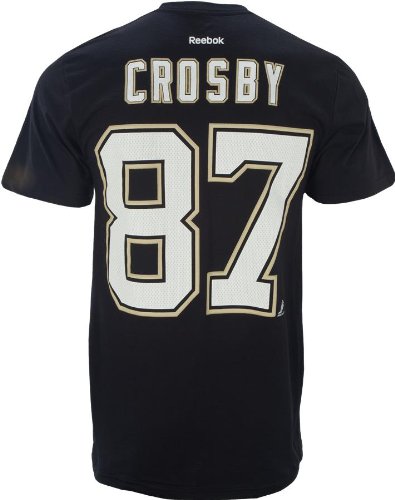 

Men's Reebok Pittsburgh Penguins #87 Crosby Premier Tee Black