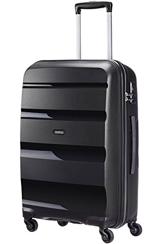 American Tourister Bon Air Spinner M Maletas y trolleys, 66 cm, 53 L, Negro (Negro)