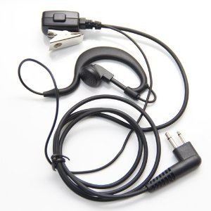 Bigstone 2-Pin G Shape Earpiece Headset for Motorola Radio cls1110 cls1410 cls1413 cls1450 cls1450c etc