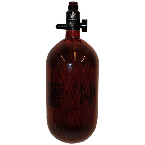 

Ninja Paintball Carbon Fiber 77CI/4500 PSI HPA Tank Red Super Lite - STD V2