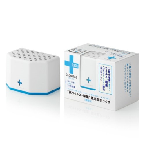 クロニタス+除菌置き型ボックス[無香料]+消臭ジェル+120g・二酸化塩素発生剤+20g