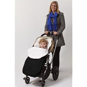 Comfy Baby Quilted Bunting with Inner Sherpa - Fits Any Stroller