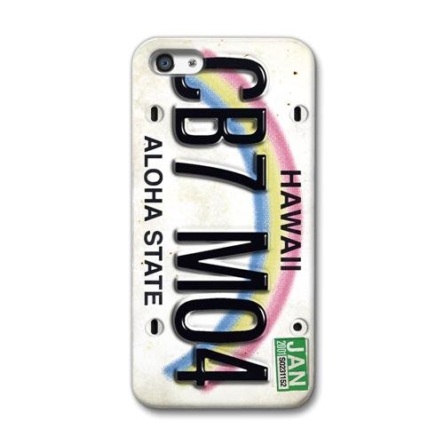 CollaBorn+iPhone5専用スマートフォンケース+Numberplate[Hawaii]+【iPhone5対応】+OS-I5-239