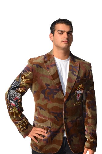 Ed Hardy Men's Velvet Jacket