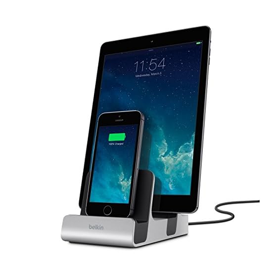 belkin powerhouse dual lightning charging dock for ipad air