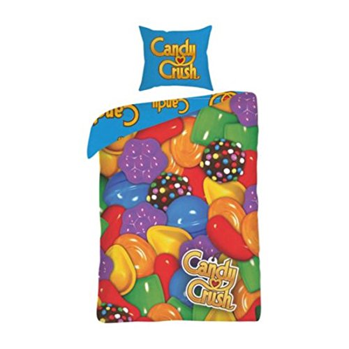 

Candy Crush Childrens/Kids Reversible Single Duvet Cover Bedding Set