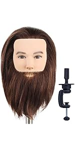 Testa per parrucchieri in capelli veri per taglio e styling_voghion.com