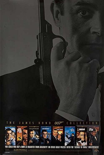 The James Bond 007 Collection 1996 Original USA One Sheet Guy Hamilton Sean Connery