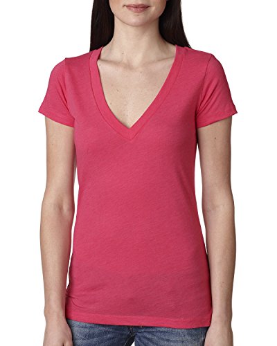 Next Level Womens Tri-Blend Deep V Tee (6740)