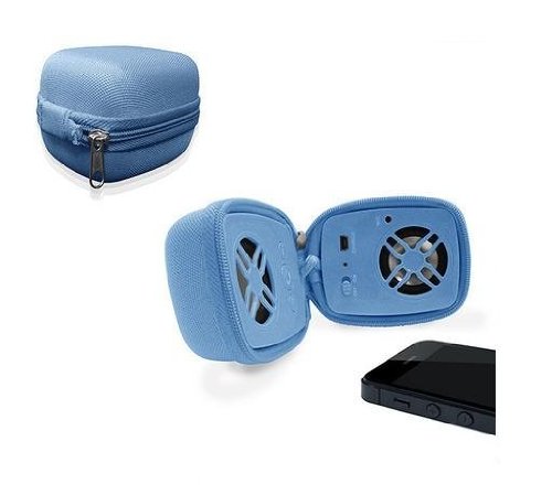 

URGE Basics Wireless Zip-Up Rechargeable Travel Speaker with Built-In Microphone