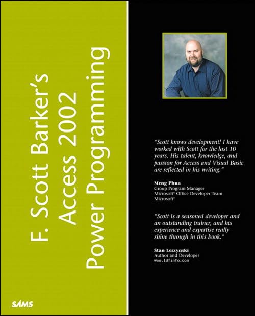 F. Scott Barker's Microsoft Access 2002 Power Programming by F. Scott Barker