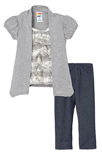 Healthtex Infant Girls 2 Piece Tunic Shrug and Legging Set
