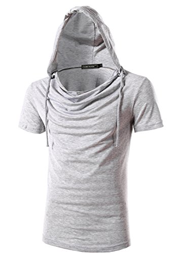 Mada Mens Active T Shirts Short Sleeve Sport Hoodies