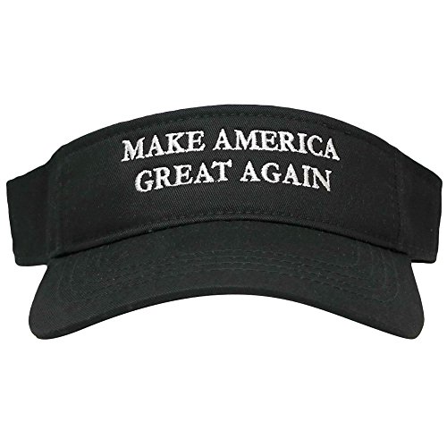 Donald Trump Visor, Make America Great Again - Quality Embroidered 100% Cotton