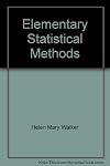 Elementary statistical methods