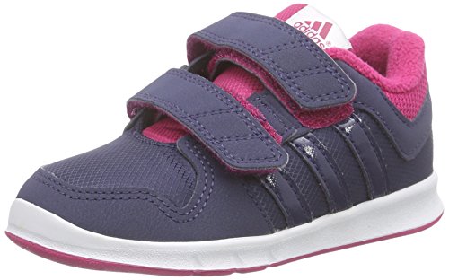 adidas LK Trainer 6 CF I - Zapatillas unisex, color gris / fucsia, talla 25