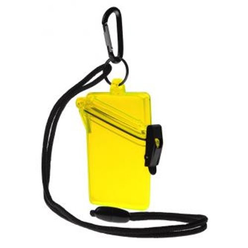 Clearance Witz See It Safe Waterproof ID Badge Holder w/ Lanyard 3.7 x 2.5