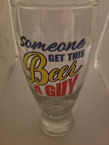 Algopix Similar Product 2 - Cristar Beer Glass with saying Someone