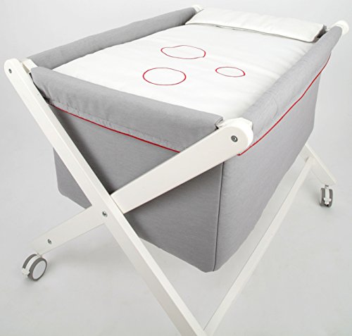 Minicuna Tijera Plegable Algodón INITIALE