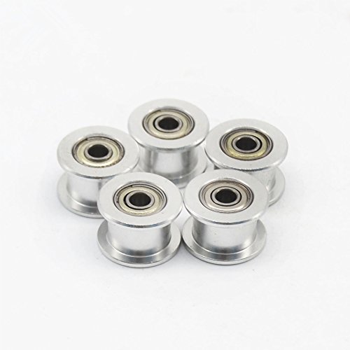 Algopix Similar Product 14 - BALITENSEN 5Pcs Smooth GT2 Idler Pulley