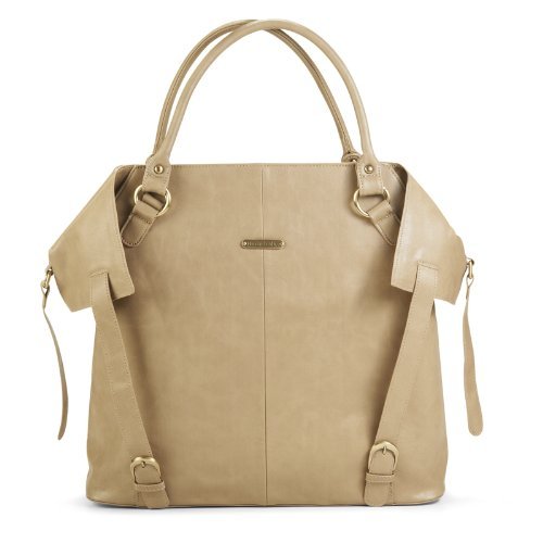 => timi and leslie cross body designer diaper bag (light brown)