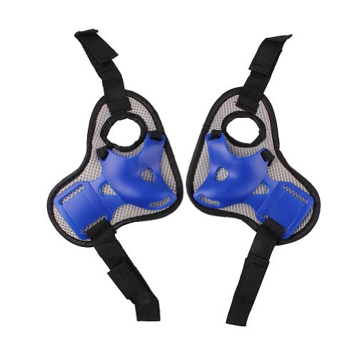 

Monkeybrother Knee Elbow Wrist Protective Pads for Skateboard Kid Toddlers Cycling Roller Skating (Blue)