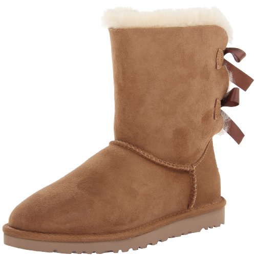 UGG Bailey Bow - Botas para mujer, color marrón, talla 37