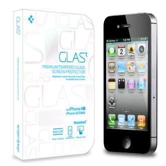 SPIGEN+SGP+iPhone4%2F4S+シュタインハイル+GLAS.t+リアル+スクリーン+プロテクター