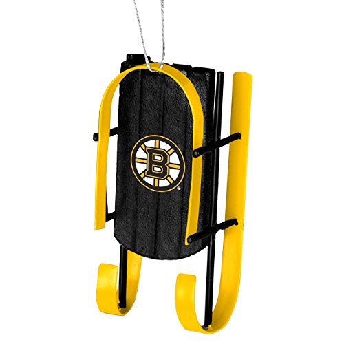 Boston Bruins Official NHL Sled Christmas Ornament by Forever Collectibles 685960