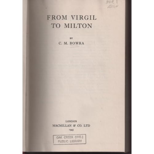 From Virgil to Milton