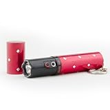 Guard Dog Security Electra Concealed Lipstick Stun Gun with 100-Lumen Flashlight, Red