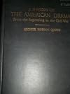 A history of the American drama, from the beginning to the civil war