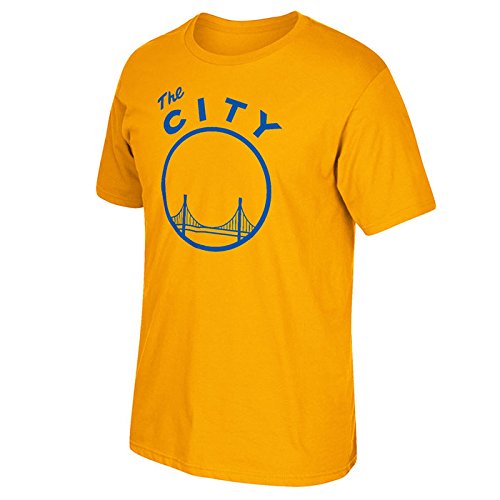 Golden State Warriors Vintage The City Logo Adidas Gold T Shirt