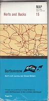Bartholomew's Revised Half-Inch Map, Sheet 15: Great Britain, Herts and Bucks