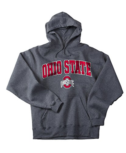 Ohio State Buckeyes Hooded Sweatshirt Charcoal Heather