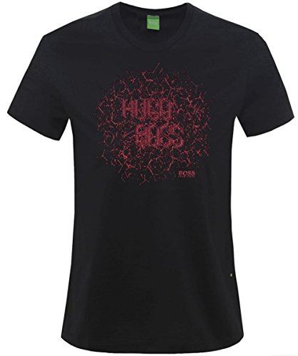 Hugo Boss Green Regular Fit Tee 7 T-Shirt Black