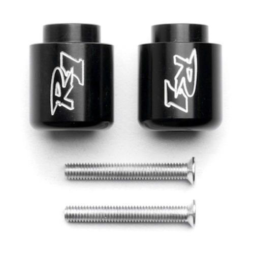 

Black R1 Handle Bar Ends Plugs for Yamaha YZF R1 1998-2015 / R6 2006-2014