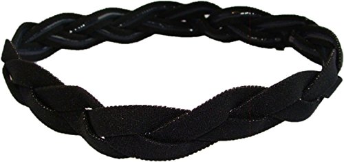 Triple Braided Sports Headband with NO SLIP GRIP. Keeps Your Hair in Place so You Can Keep Your Eye on the Prize. Perfect for Running, Softball, Basketball, Soccer, Tennis, Volleyball, Gymnastics, Yoga & Working Out for Girls & Women. 100% Satisfaction Hassle-Free Money-Back Guarantee.