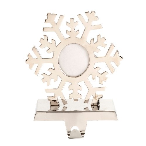 Algopix Similar Product 3 - Shiraleah Snowflake Mantel Stocking